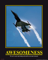 Motivational Awesomeness - Mini-Poster - Awesomeness - Jet