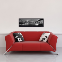 New York - Slim-Poster - Manhattan & Brooklyn Bridge