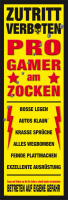 Gaming - Slim-Poster - Progamer Am Zocken