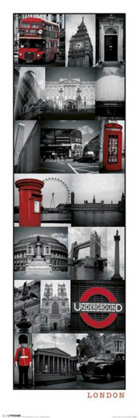 London - Slim-Poster - Collage