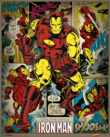 Marvel - Mini-Poster - Iron Man Retro