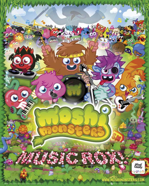 Moshi Monsters - Mini-Poster - Music Rox