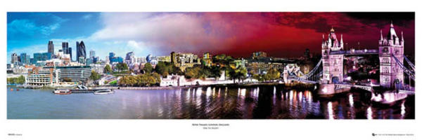 London - Slim-Poster - Day and Night - Reichold