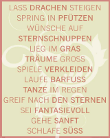 Motivational - Mini-Poster - Lass Drachen steigen