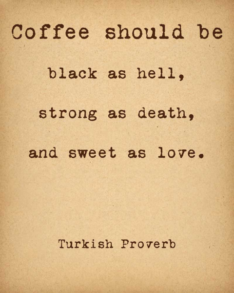 Coffee - Mini-Poster - Should Be