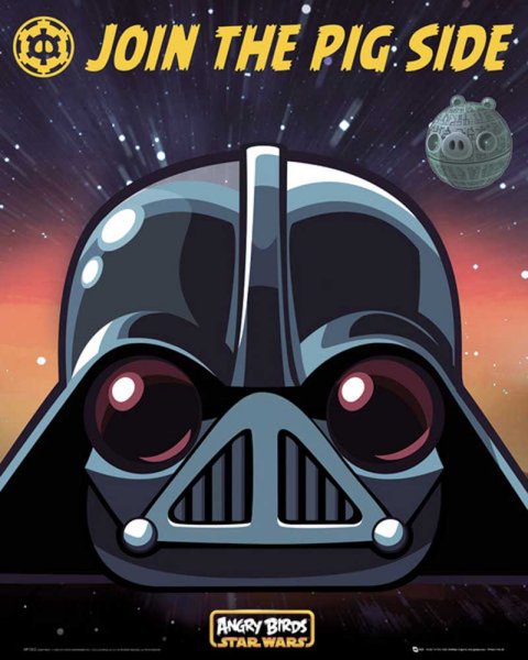 Angry Birds - Mini-Poster - Star Wars - Vader