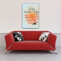 Motivational - Mini-Poster - Der frühe Vogel kann mich mal