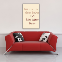 Motivational - Mini-Poster - Träume nicht dein Leben…
