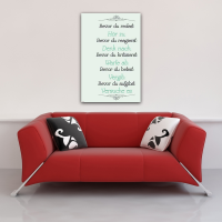 Motivational - Mini-Poster - Bevor du redest, Hör zu