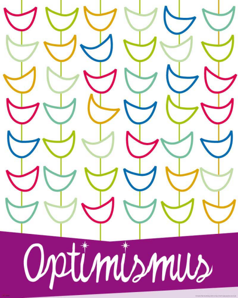 Motivational - Mini-Poster - Optimismus