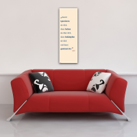 Motivational - Slim-Poster - Zuerst ignorieren Sie dich