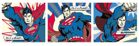 DC Comic - Türposter - Superman - Triptychon