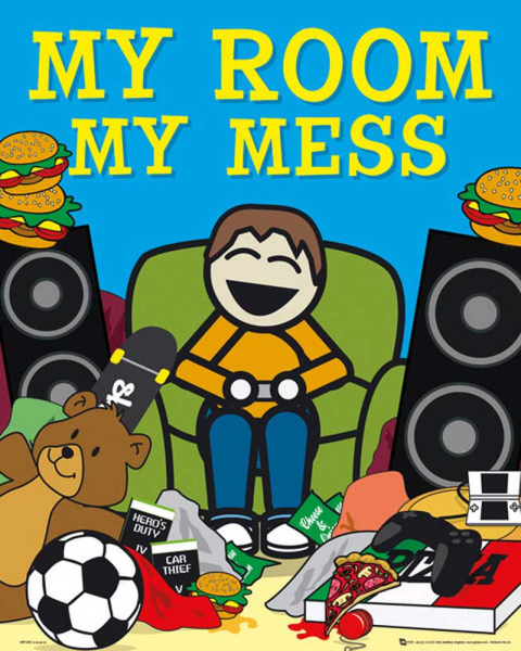 Fun - Mini-Poster - My Room, My Mess