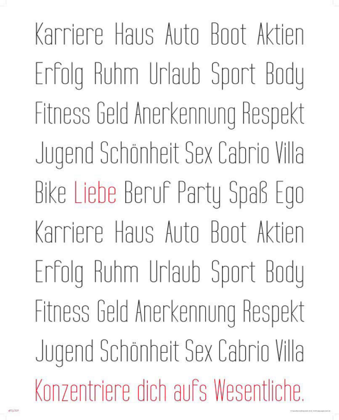 Motivational - Kunstdruck - Konzentration