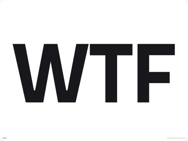 Internet Language - Kunstdruck - WTF