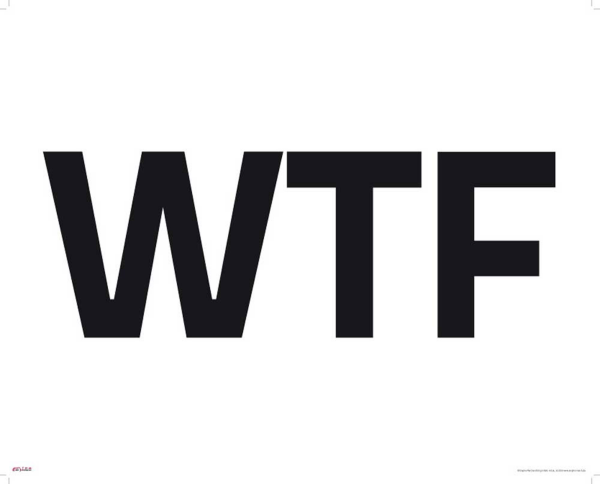 Internet Language - Kunstdruck - WTF