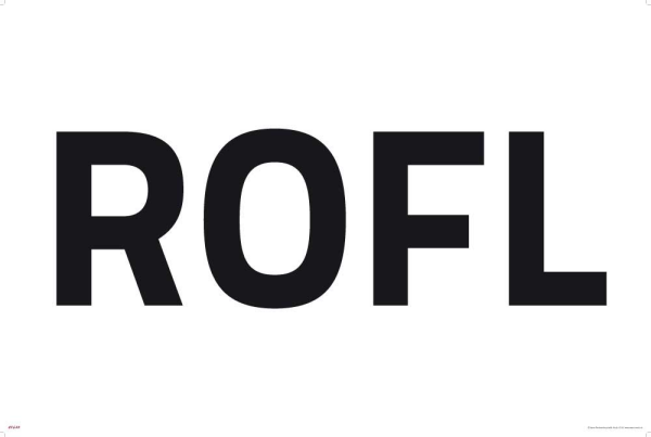 Internet Language - Kunstdruck - ROFL