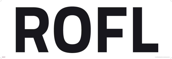 Internet Language - Kunstdruck - ROFL