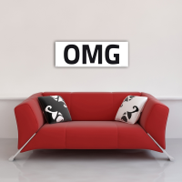 Internet Language - Kunstdruck - OMG