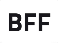 Internet Language - Kunstdruck - BFF