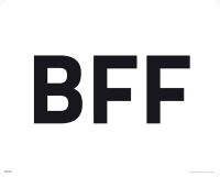 Internet Language - Kunstdruck - BFF