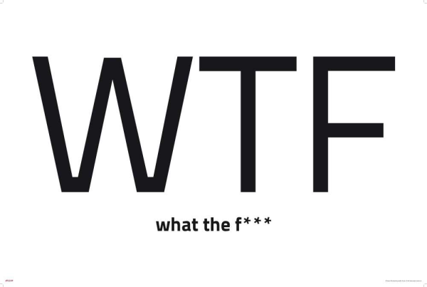 Internet Language - Kunstdruck - WTF Words