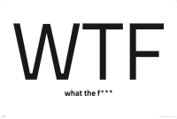 Internet Language - Kunstdruck - WTF Words