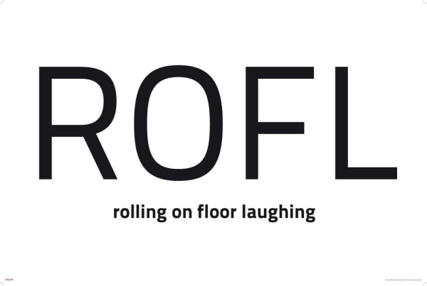 Internet Language - Kunstdruck - ROFL Words