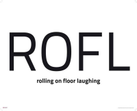 Internet Language - Kunstdruck - ROFL Words