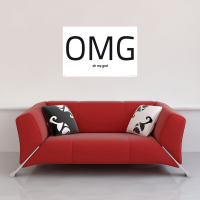 Internet Language - Kunstdruck - OMG Words