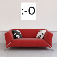 Emoticons - Kunstdruck - Big O