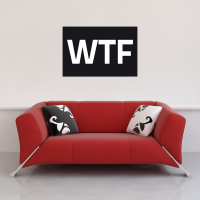 Internet Language - Kunstdruck - WTF negative