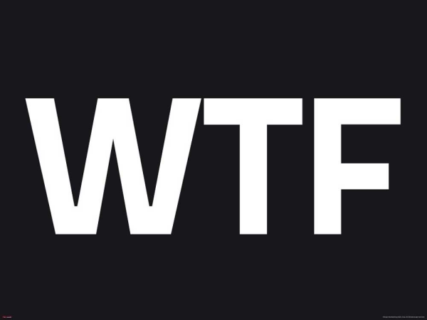 Internet Language - Kunstdruck - WTF negative