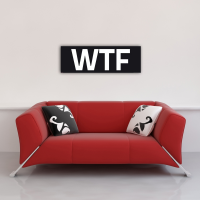 Internet Language - Kunstdruck - WTF negative