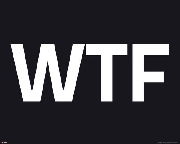 Internet Language - Kunstdruck - WTF negative