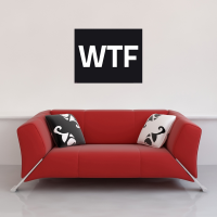 Internet Language - Kunstdruck - WTF negative