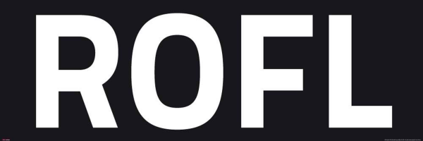 Internet Language - Kunstdruck - ROFL negative