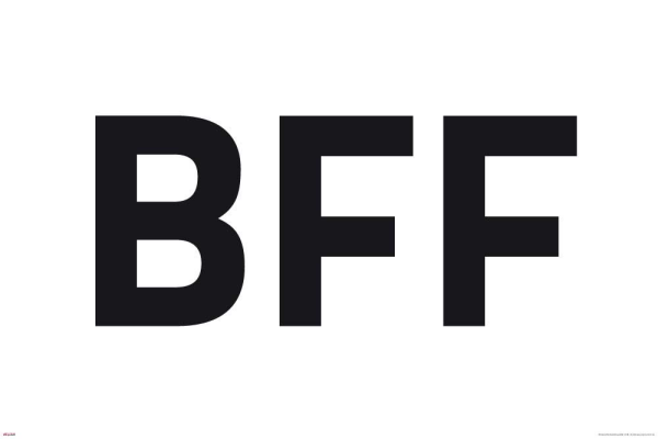 Internet Language - Kunstdruck - BFF negative