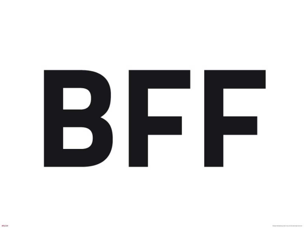 Internet Language - Kunstdruck - BFF negative