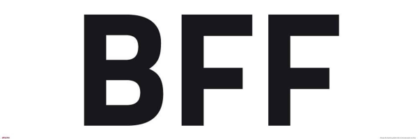 Internet Language - Kunstdruck - BFF negative