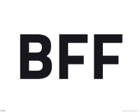 Internet Language - Kunstdruck - BFF negative