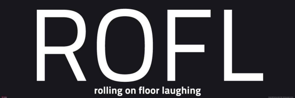 Internet Language - Kunstdruck - ROFL Words negative