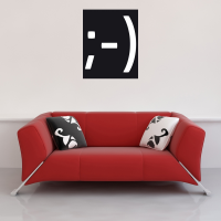 Emoticons - Kunstdruck - Wink negative