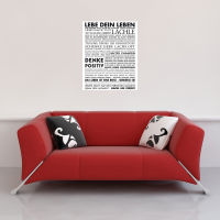 Motivational - Mini-Poster - Lebe Dein Leben