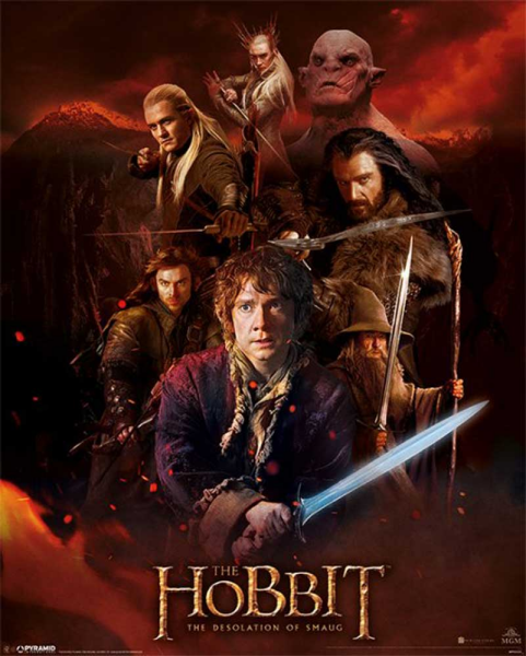 Hobbit, The - Mini-Poster - Fire Montage