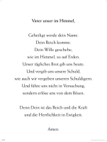 Motivational - Kunstdruck - Vaterunser