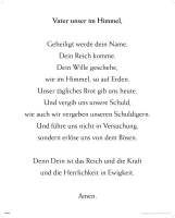 Motivational - Kunstdruck - Vaterunser