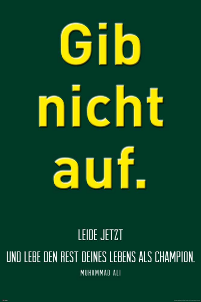 Motivational - Kunstdruck - Gib nicht auf