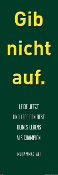 Motivational - Kunstdruck - Gib nicht auf