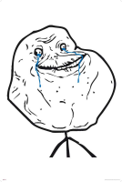 MEME - Kunstdruck - Forever Alone